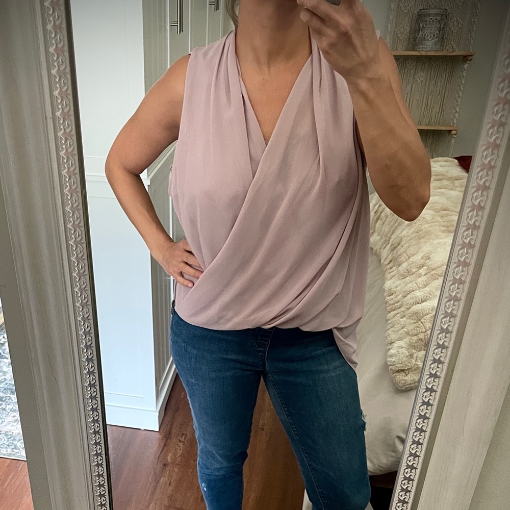 New All Saints Dusty Pink Top